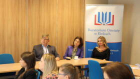 Świętokrzyski Wicekurator Oświaty, Wicestarosta Kielecki oraz Dyrektor Wydziału Edukacji, Kultury, Sportu i Turystyki Starostwa