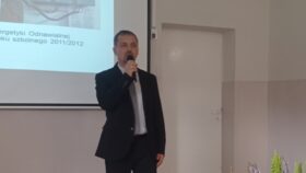Wystąpienie Pana Jacka Adamusika nauczyciela ZSR w Cudzynowicach