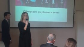 Wystąpienie Pani Beaty Szmigiel nauczyciela ZSR w Cudzynowicach
