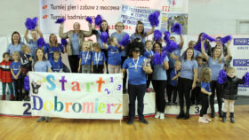 Zwycięska drużyna kibiców z Dobromierza