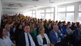 Gośćmi Giełdy byli m.in. pracownicy naukowi Uczelni oraz Władze Starostwa Powiatowego w Ostrowcu Św.