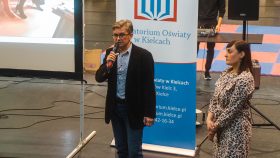 Pan Piotr Gajek Dyrektor Powiatowego Zespołu Szkół w Bodzentynie