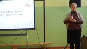 Wystąpienie Pani Anny Michalskiej pedagoga Poradni Psychologiczno Pedagogicznej w Starachowicach