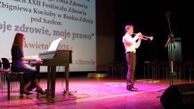 Występ ucznia Szkoły Muzycznej w Busku Zdroju (fot. Adrian Lasak)