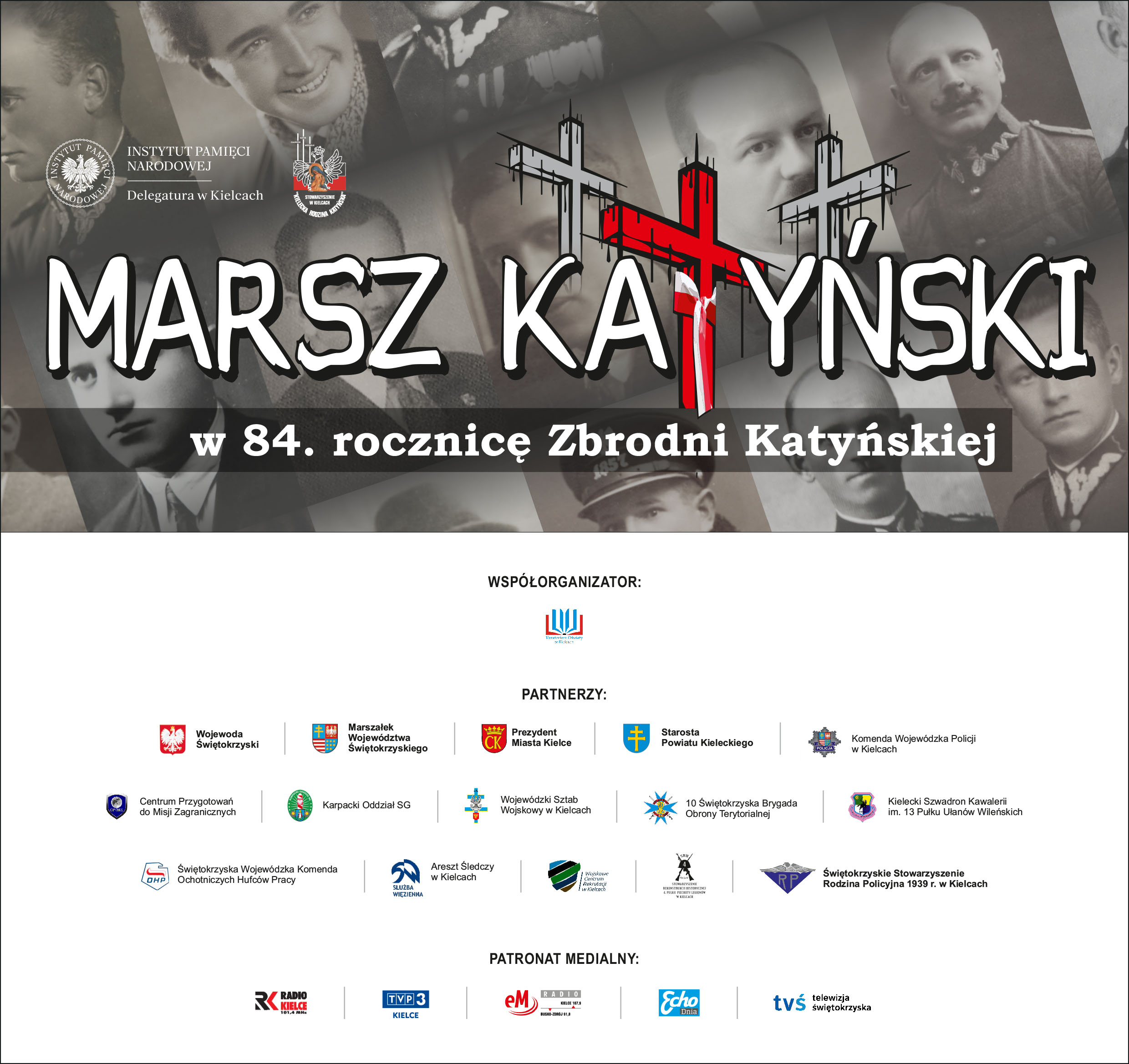 IX Kielecki Marsz Katyński. Zaproszenie