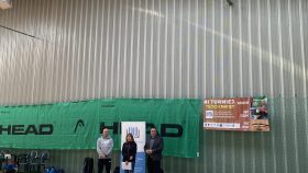 Świętokrzyski Kurator Oświaty inaugurujacy Turniej Tenisa Ziemnego
