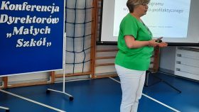 Wystąpienie Pani Małgorzaty Połeć starszej wizytator Kuratorium Oświaty w Kielcach