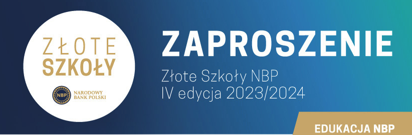 Zaproszenie Gala Złote Szkoły NBP