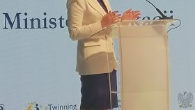 zdjęcie 1 Otwarcie ceremonii przez Panią Barbarę Nowacką Ministrę Edukacji