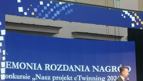 zdjęcie 6 Rozpoczęcie ceremonii rozdania nagród eTwinning.