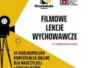 III Ogólnopolska Konferencja Online „Filmowe Lekcje Wychowawcze” baner