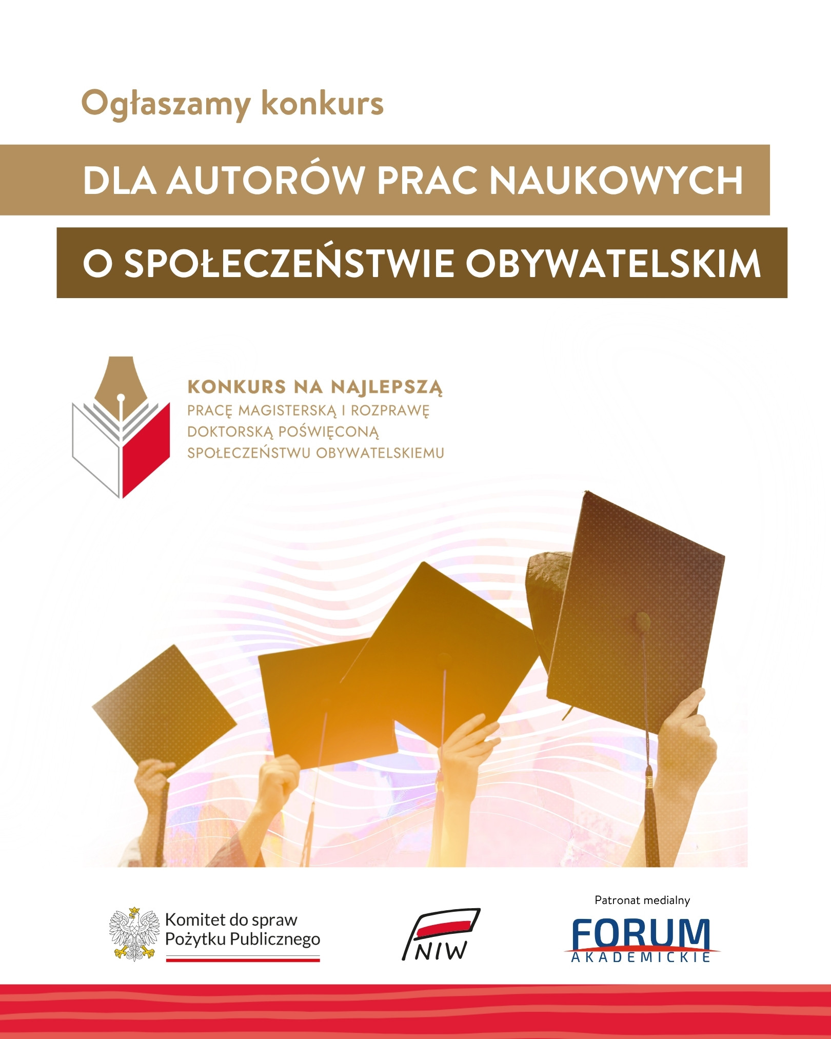 Konkurs dla autorów prac naukowych o społeczeństwie obywatelskim grafika